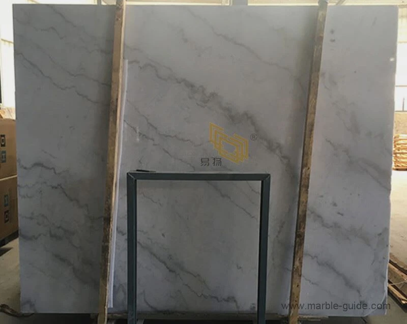 white carrara marble countertop slab