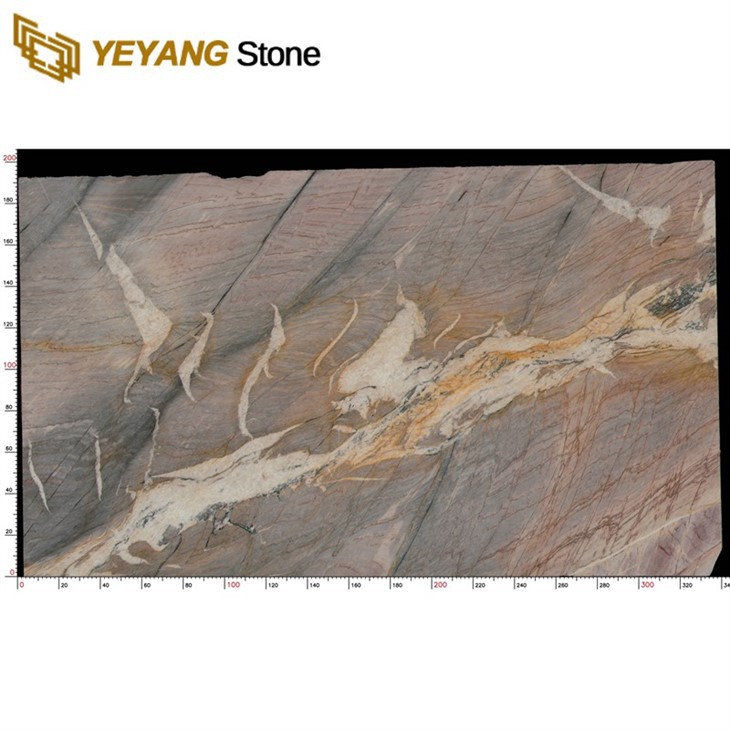 Brazil Cristallo Love Quartzite Lúxussteinn 18mm hellur