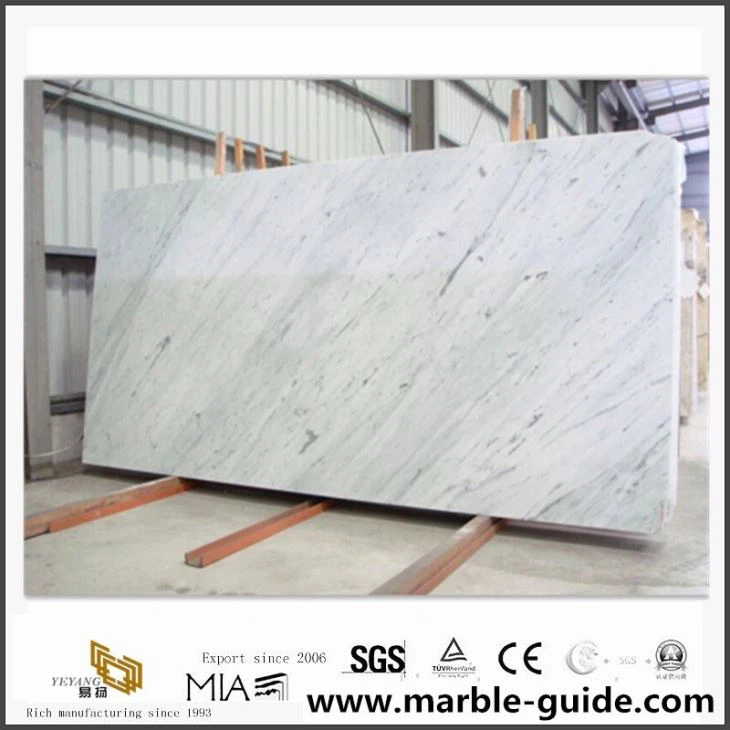 Best White Marble Efni / Carrara White Marble Slabs Fyrir Flísar