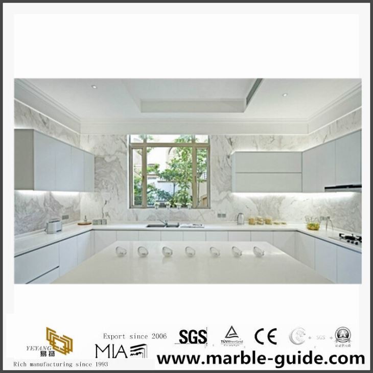 Best White Marble Material / Carrara White Marble Slabs For Tiles