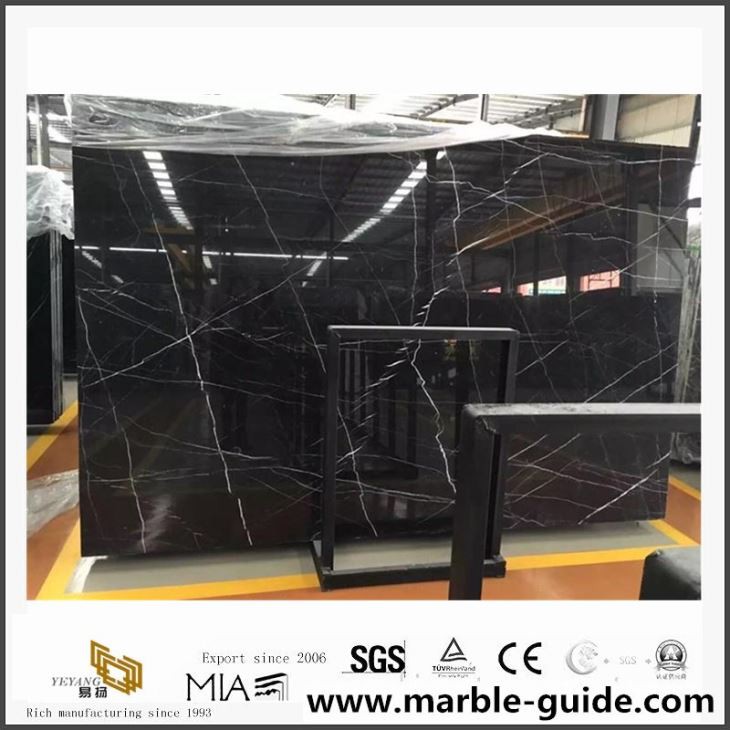 Black Marble Tile With White Veins Low Price
