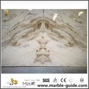 3 cm ný Castro hvít marmaraplata til sölu frá China Quarry Direct