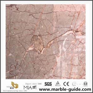 Verksmiðjusala Kína bleik Marble Natural æð gólfflísar til að skreyta heima