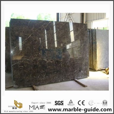 Heitt sölu Kína dökk keisara marmara gólfflísar, brúnn litur náttúrulegur marmari