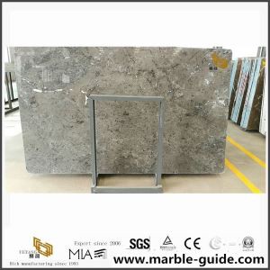 Skýjaður grár Wolfy marmari fyrir eldhúsvegg og gólfflísar og borðplötur