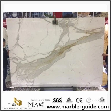 Calacatta gull marmaraplötur til sölu