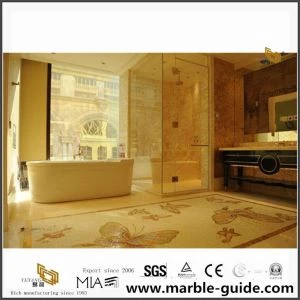 Golden Spider Marble Project fyrir baðherbergi skreyting