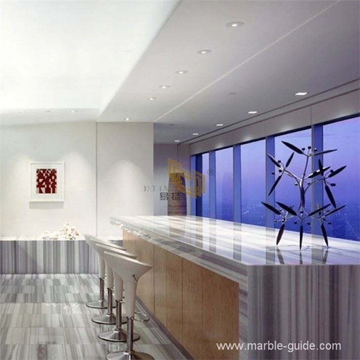 Marmara White Wood Marble For Interio Projects