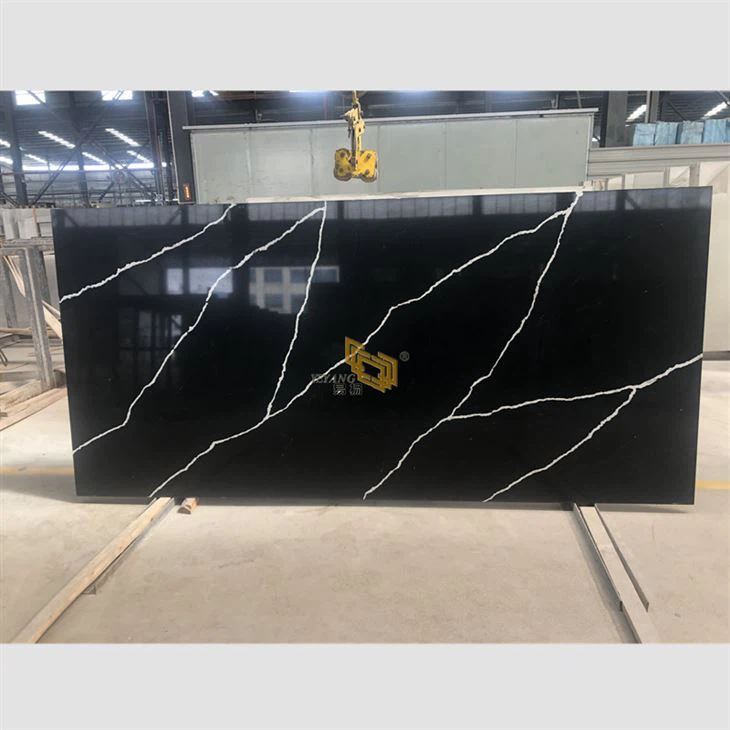 Polished Nero Marquina Quartz plötum