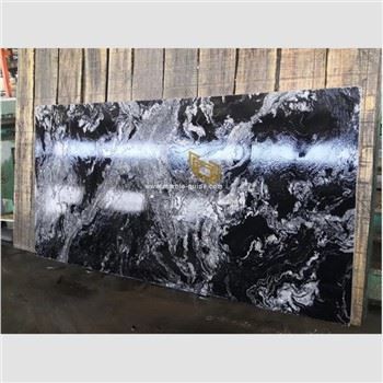 Leður klára svartan hross granítplötu fyrir borðplötuna