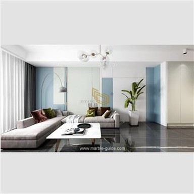 Turchese ljósgræn hertu steinhellur